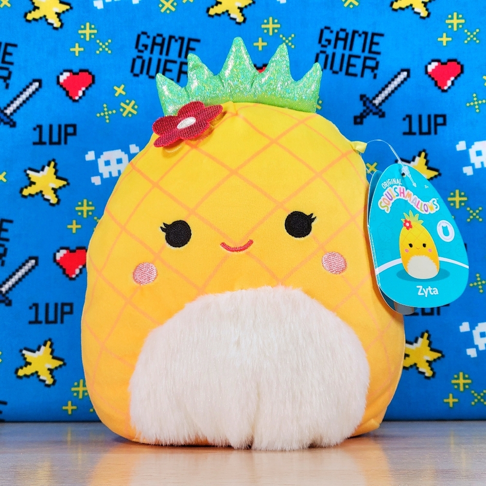 Squishmallow Zyta the Pineapple 7" First To Market Stuffed Toy Plush NWT